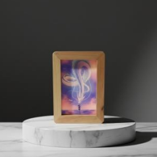 MEMORY LANE WITH LED DIFFERENT DESIGN WOODEN FRAME